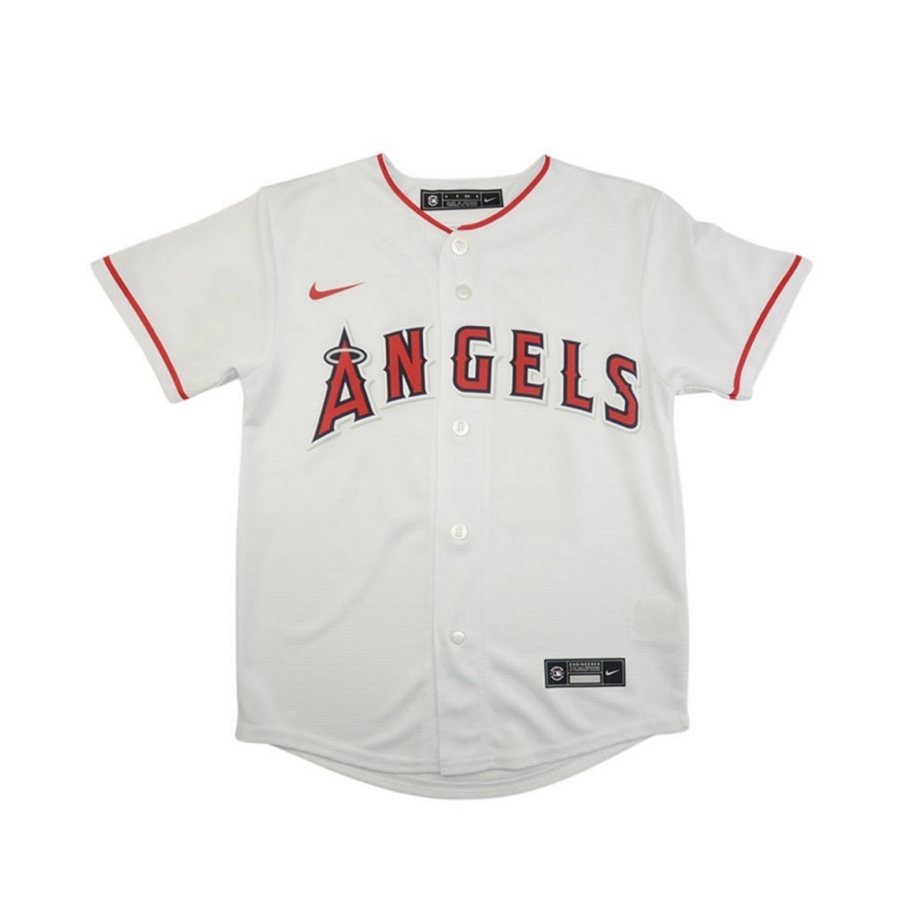 Nike- Big Boys and Girls Los Angeles Angels Mike Trout Official Player Jersey- M